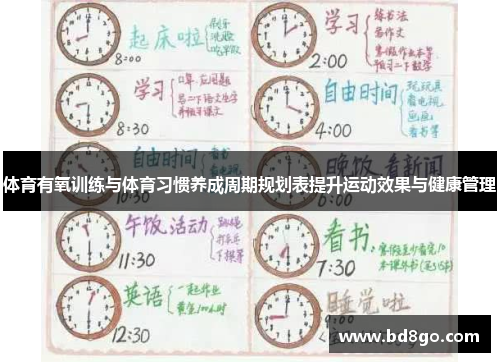 体育有氧训练与体育习惯养成周期规划表提升运动效果与健康管理